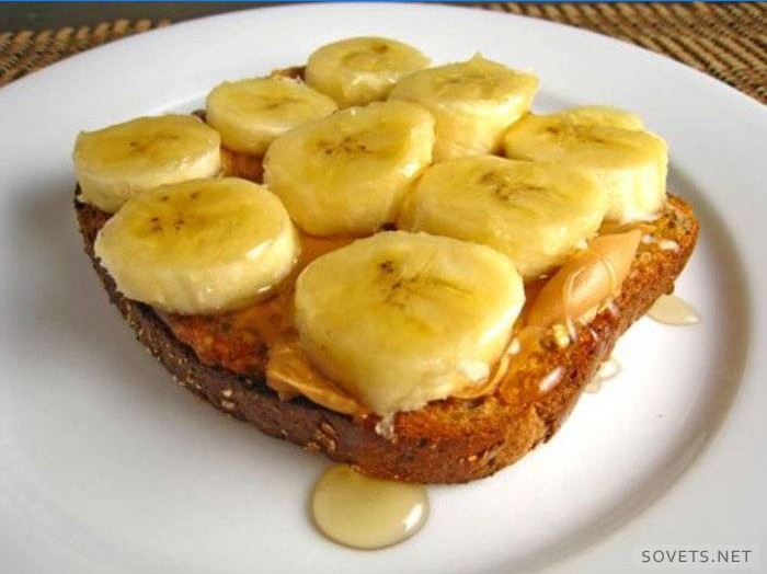 Banana toast for breakfast