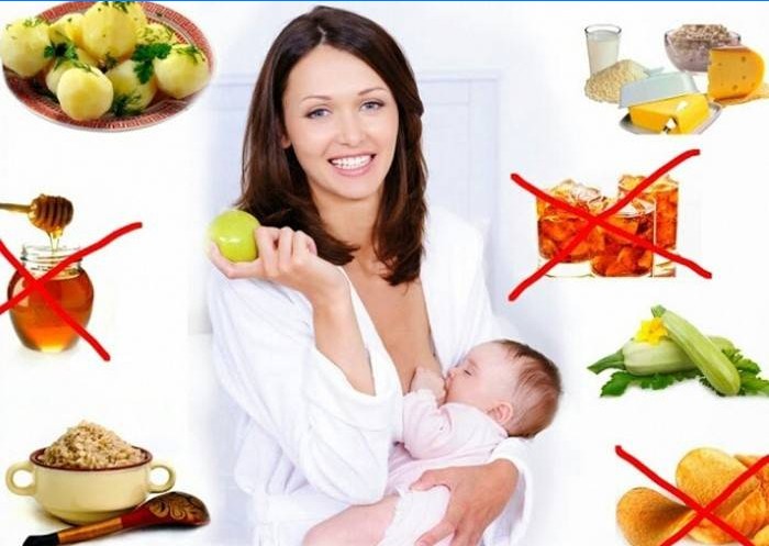What you can and cannot eat for a nursing mother