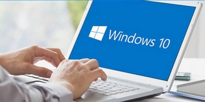Laptop with Windows 10 operating system