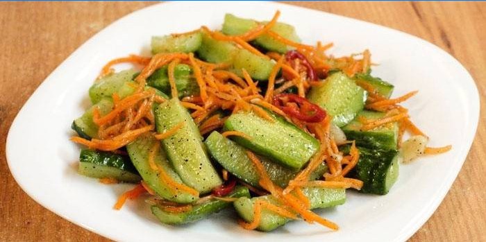 Korean Fresh Cucumber Salad