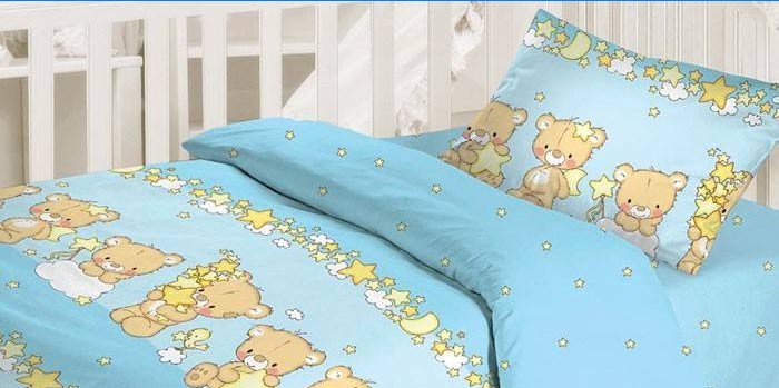 Bedclothes Nordtex, Cloudy - Bears