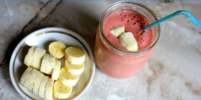 Banana and Watermelon Smoothie
