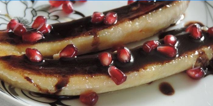 In chocolate with pomegranate