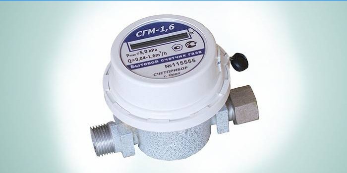 Electronic gas meter SGM-1,6