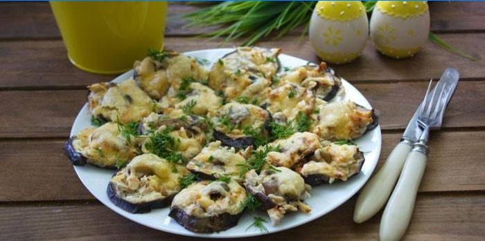 Ready Baked Eggplant with Cheese