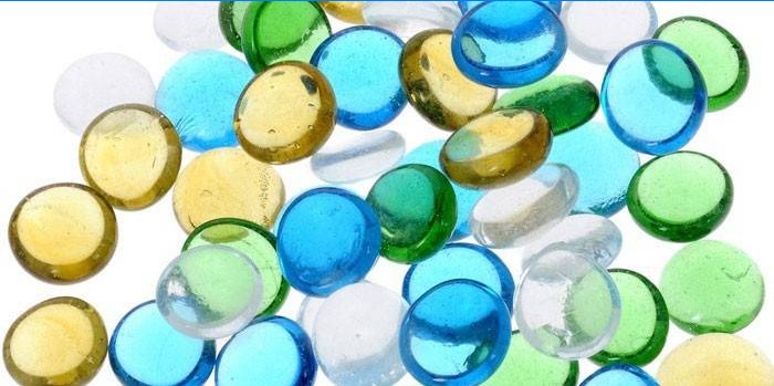 Decorative Glass Balls for Aquarium Aqua Marbles Drops, BARBUS
