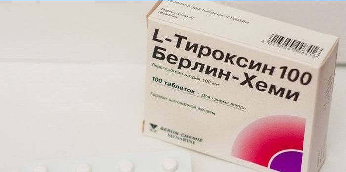 Thyroxine tablets per pack