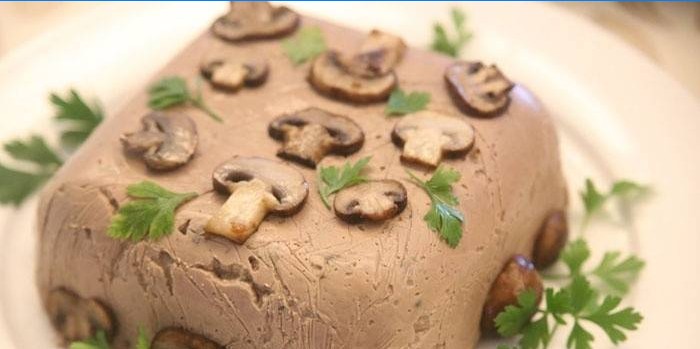 Chicken Pate with Mushrooms