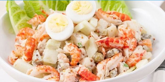 Shrimp Olivier Salad