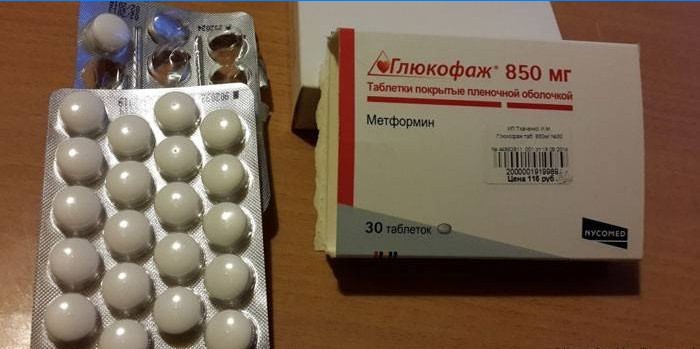 Glucophage 850 tablets per pack