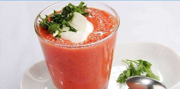 Tomato Smoothie with Parsley