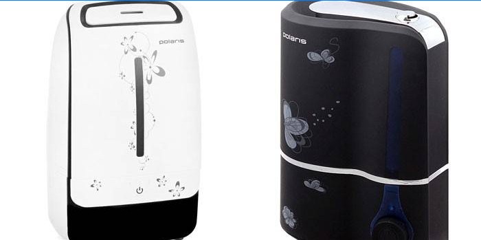 Two models of ultrasonic humidifiers Polaris PUH 2650 and Polaris PUH 3204