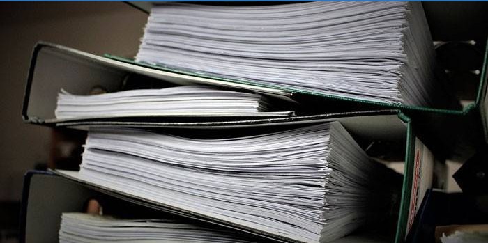 Documents in folders