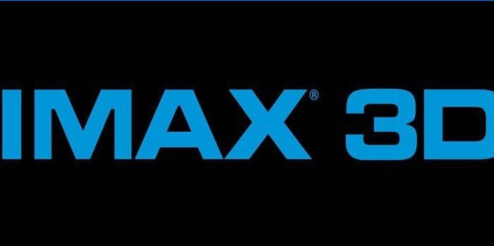 IMAX 3D lettering