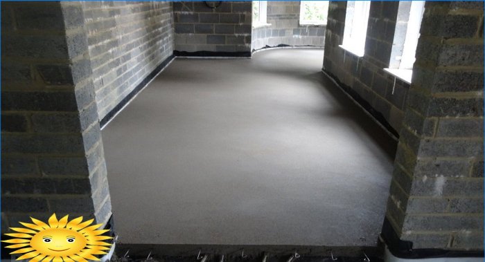 Answers to questions about floor screed