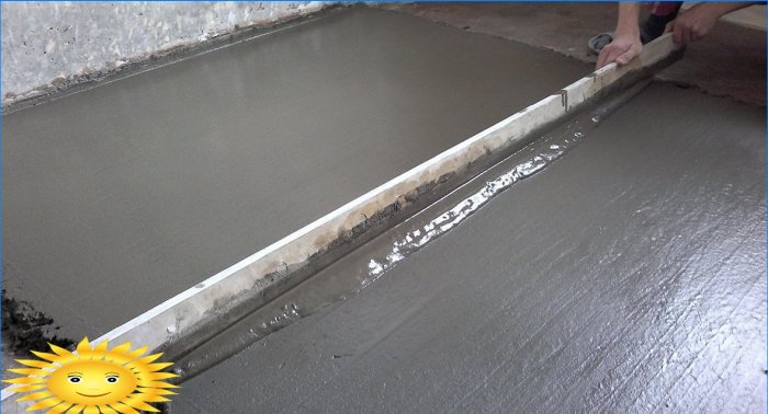 Answers to questions about floor screed