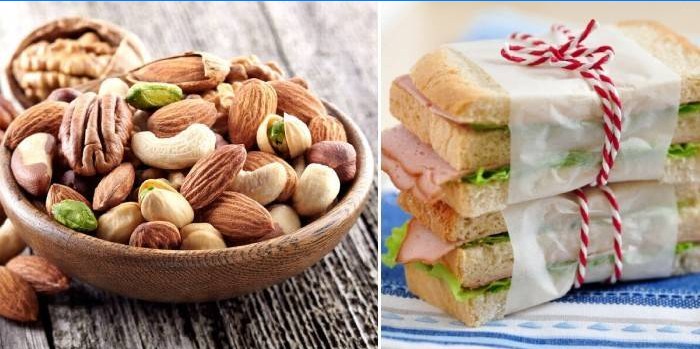 Nuts and Sandwiches