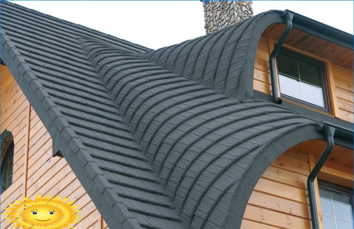 Composite roof tiles