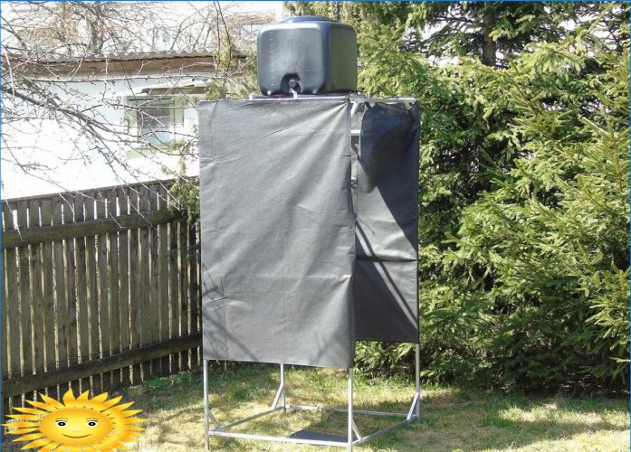 Ready outdoor shower