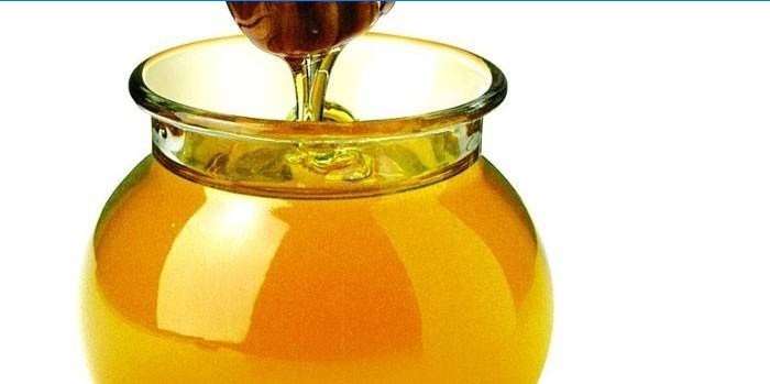 Honey in a jar
