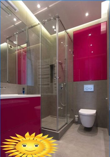Design and decoration of the combined bathroom: 20 photo ideas