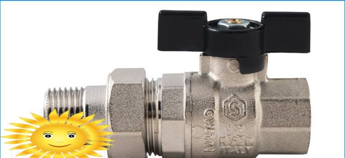 Ball valve with American