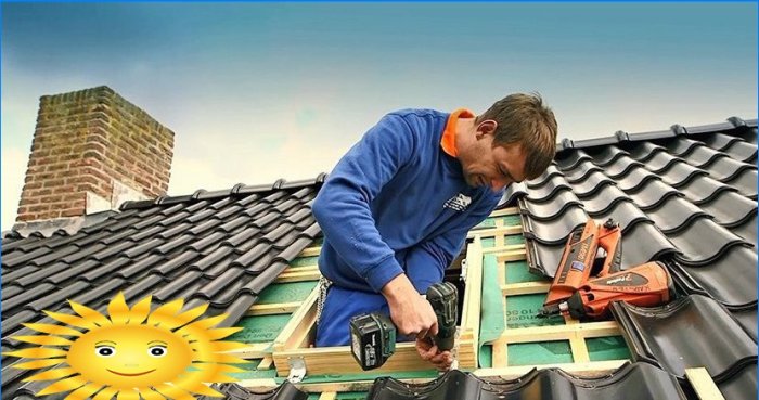 Do-it-yourself roof window installation