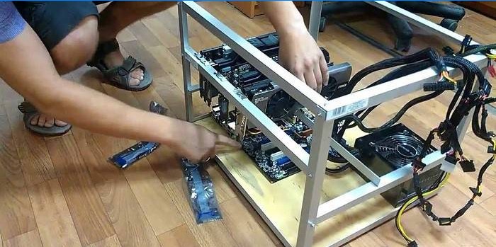 The guy collects a mining farm