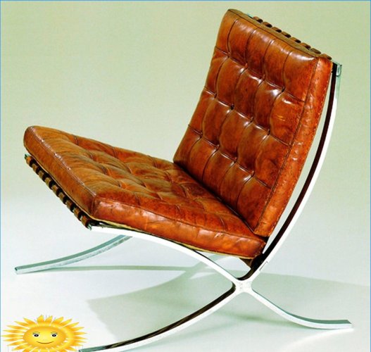 Furniture with X-shaped legs: history, modern models