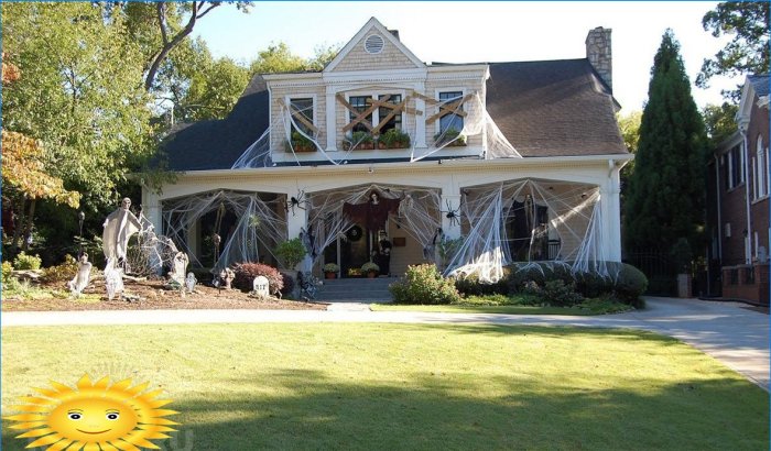 Halloween: how to decorate a house for the holiday
