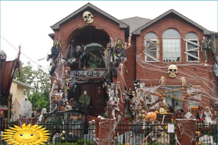 Halloween: how to decorate a house for the holiday