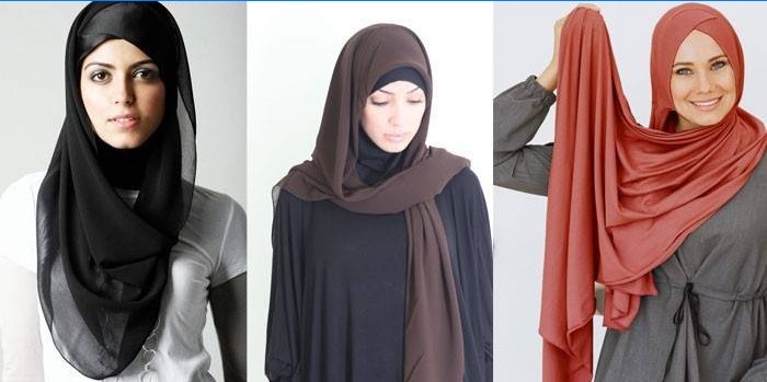 Options for stylishly knit hijab