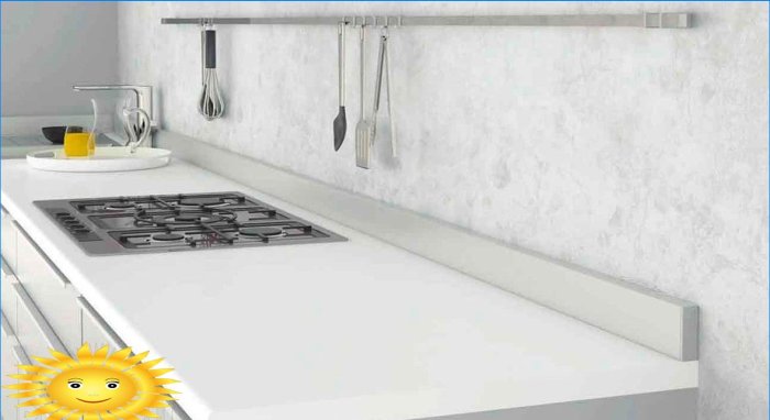 How to choose and install a skirting board for your kitchen countertop