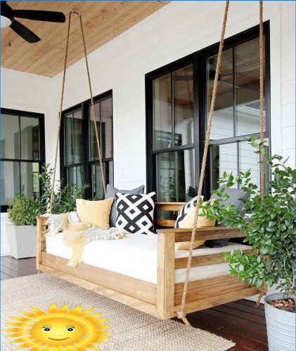 How to hang a swing on your porch