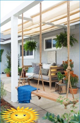 How to hang a swing on your porch