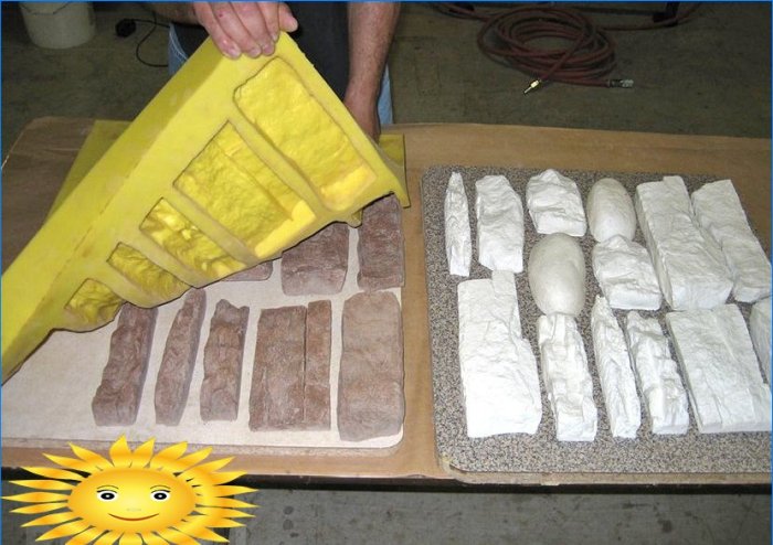 How to make a mold for artificial stone