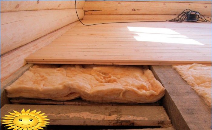 How to make a warm floor in a wooden house