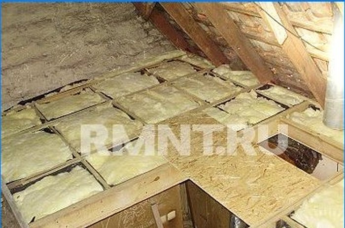 Thermal insulation with mineral wool