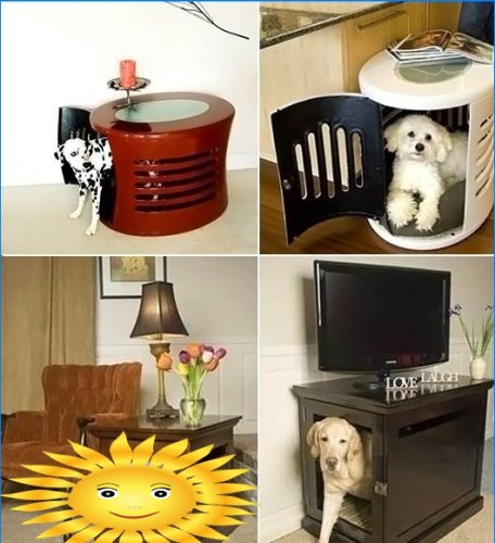 If there is a dog in the house - we equip a corner for a pet