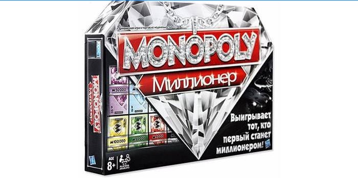 Board game Monopoly Millionaire in a box