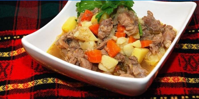 Elk Stew with Potatoes