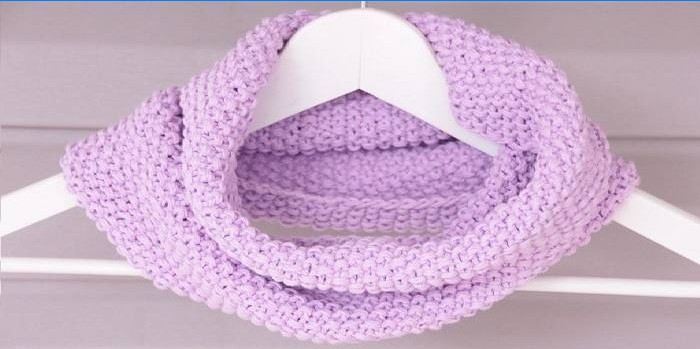 Lilac knitted cotton
