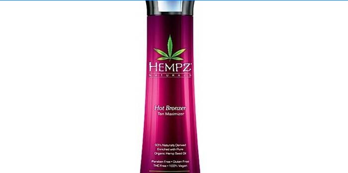 Hempz Naturals Hot Bronzer Tanning Tanning Cream