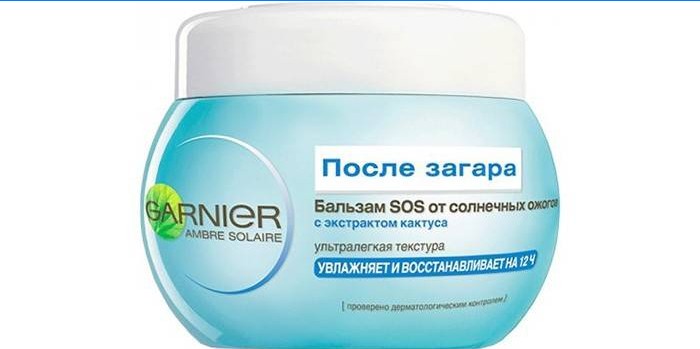 After-Sun Balm with Garnier Ambre Solaire Cactus Extract