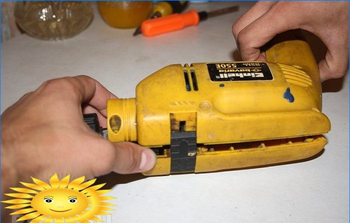 Master class: repairing the power cord of a drill