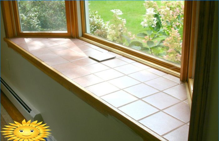 Materials for the window sill: what to choose