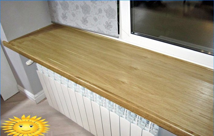 Materials for the window sill: what to choose