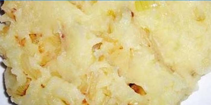 Fried onion potato