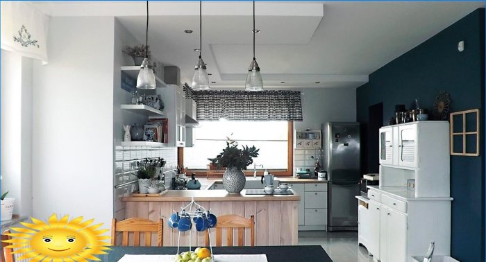 Photo selection and features of Scandinavian-style kitchens