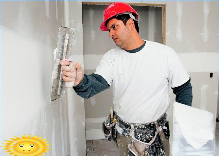 Preparation of walls in the bathroom for tiles